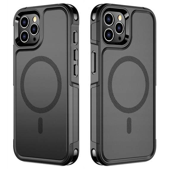 Case for iPhone 16 Pro Max, MagForce MagSafe, black