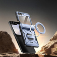 Tongate MECH case with MagSafe for Samsung Galaxy Z Flip7 FE / Z Flip6, blue