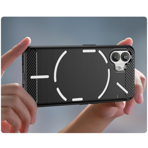 Case for Nothing Phone 2, Carbon, black