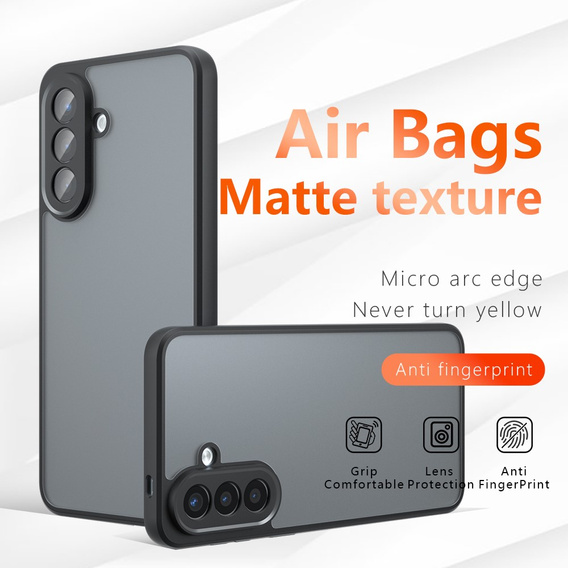 Fusion Hybrid case for Samsung Galaxy A57 5G, black