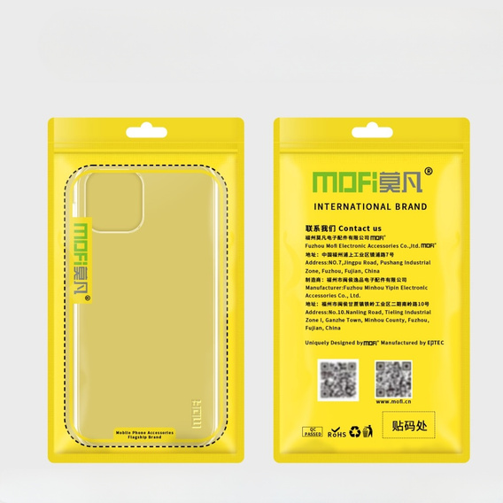MOFI Case for Huawei Nova Y61, thin, transparent