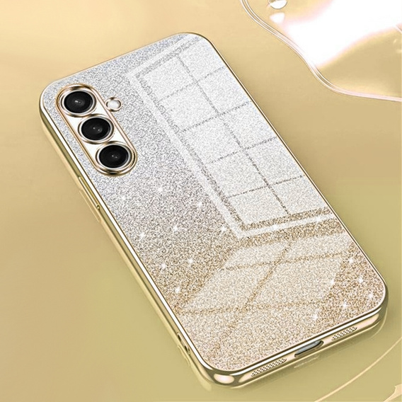Glitter Case CamShield for Samsung Galaxy A37 5G, gold