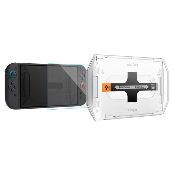 Spigen Glas.tR EZ Fit Tempered Glass 2-Pack for Nintendo Switch 2 – Clear
