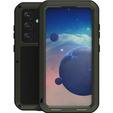 Love Mei Case for Samsung Galaxy S24, armored with glass, green