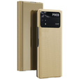 Case for Xiaomi Poco M4 Pro 4G, Clear View, gold