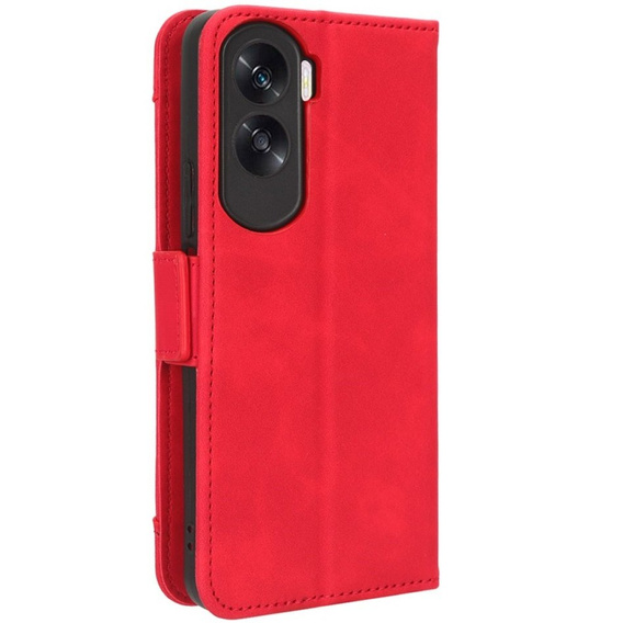 Flip case for Honor 90 Lite 5G, Card Slot, red