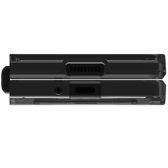 Urban Armor Gear Case for Galaxy Z Fold 5 5G, Plyo MagSafe, transparent / gray