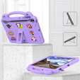 Children's case for Samsung Galaxy Tab S10+ Plus, Cute Patterns, with stand, purple