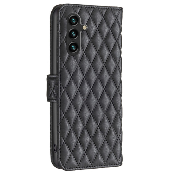 Flip case for Samsung Galaxy A15, Wallet, BINFEN COLOR, black