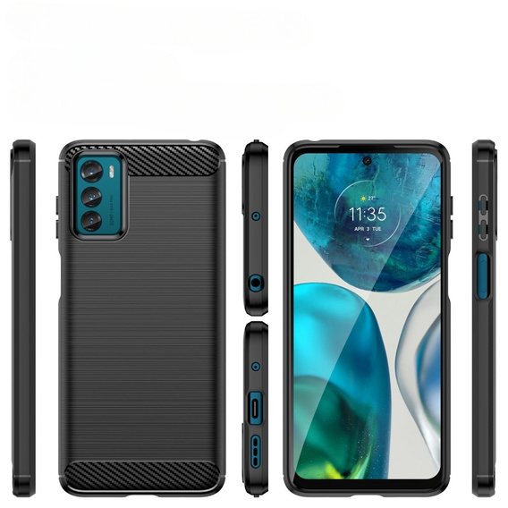 Case for Motorola Moto G42 4G, Carbon, black