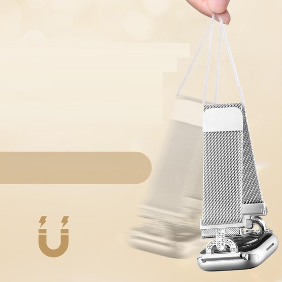 Milanese bracelet for Apple Watch 1/2/3/4/5/6/7/8/SE (38/40/41 MM) - Black