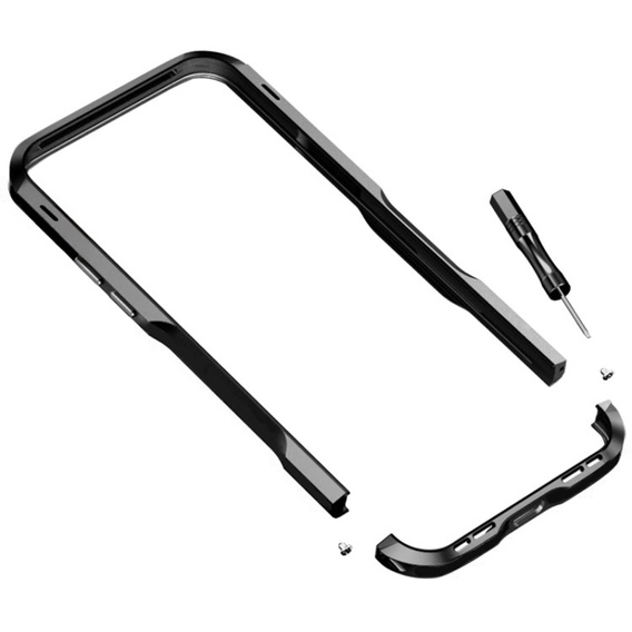 Case LUPHIE for Nothing Phone 2a / 2a Plus, Armor Bumper, black