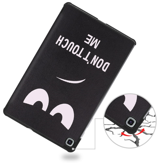 Case for Samsung Galaxy Tab S6 Lite, Smartcase, don't touch me