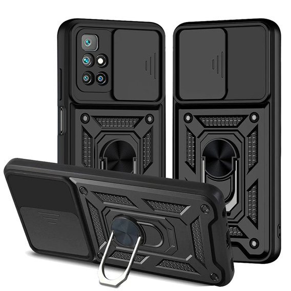 Case for Xiaomi Redmi 10, CamShield Slide, black