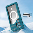 Waterproof case for Samsung Galaxy S24 Ultra, Redpepper, for MagSafe, blue