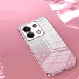 Case for Xiaomi Redmi Note 13 5G, Glitter Case CamShield, pink