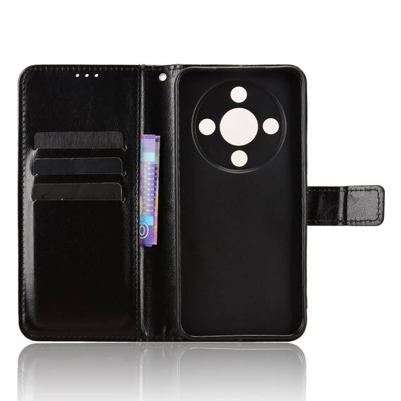 Crazy Horse Wallet flip case for Honor Magic 8 Lite