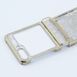 Case for Samsung Galaxy Z Flip 5 5G, Mechanical Legend, gold
