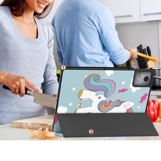 Case for Lenovo Tab K11 Plus, Smartcase, unicorn