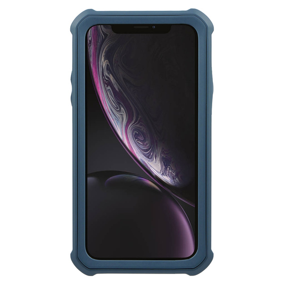 Armored case for iPhone X / XS, Dexnor Full Body, dark blue