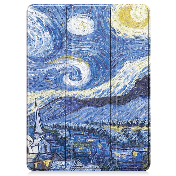Case for iPad Pro 11 2024, Smartcase, oil painting