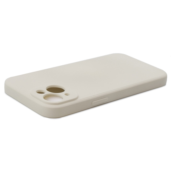 Case for iPhone 15 Plus, Silicone Lite, beige