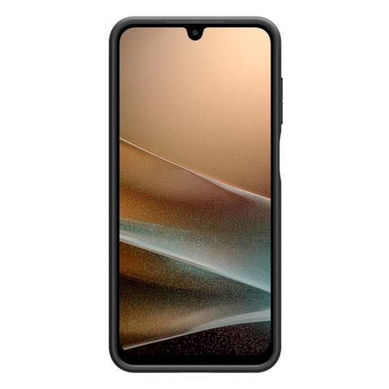 Spigen case for Samsung Galaxy A26 5G, Liquid Air, black + 9H Tempered Glass