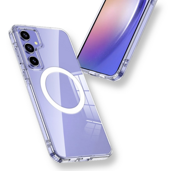 Case for Samsung Galaxy A55 5G, Fusion Hybrid, for MagSafe, transparent