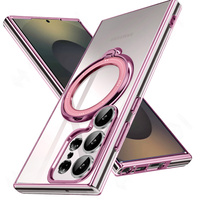 Magnetic Case for Samsung Galaxy S25 Ultra, for MagSafe, pink