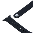 Silicone strap for Apple Watch 1/2/3/4/5/6/7/8/SE/ULTRA 42/44/45/49mm - Black