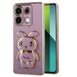 Case for Xiaomi Redmi Note 13 Pro 5G, Rabbit, purple + 9H Tempered Glass