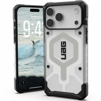 Urban Armor Gear case for iPhone 17 Pro Max, Pathfinder MagSafe, Ice/Silver