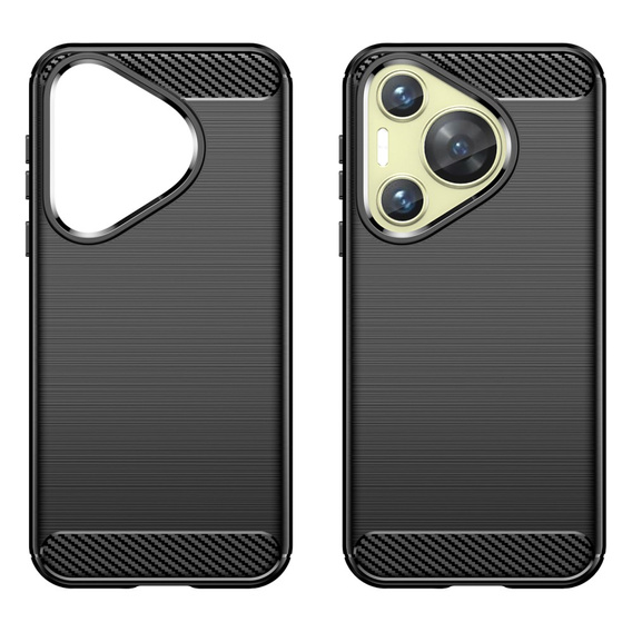 Case for Huawei Pura 70, Carbon, black
