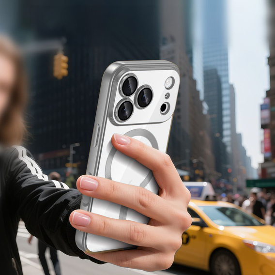 Magnetic case with lens protection for iPhone 17 Pro