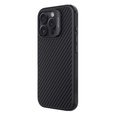 Nillkin Armored Case for iPhone 16 Pro, Carbon Fiber, for Magsafe, black