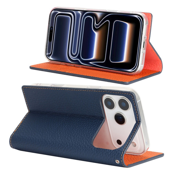 Litchi Skin Grain flip case for iPhone 17 Pro Max
