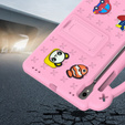 Children's case for Samsung Galaxy Tab S7/S8/S9, Cute Patterns, with stand, pink