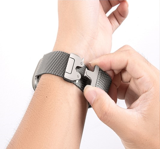 Milanese bracelet for Apple Watch 1/2/3/4/5/6/7/8/SE/ULTRA (42/44/45/49 MM) - Black