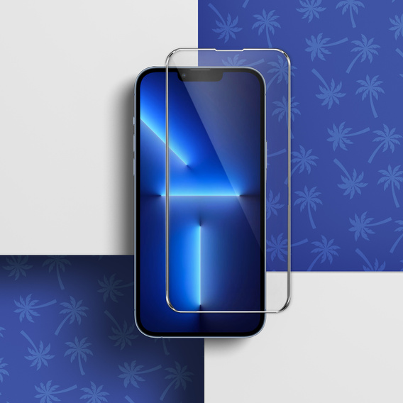 Diamond Palm Tempered Glass for iPhone 13 Pro Max