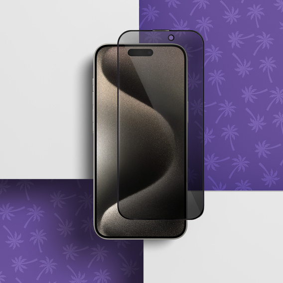 Shy Palm Privacy Tempered Glass for iPhone 15 Pro Max