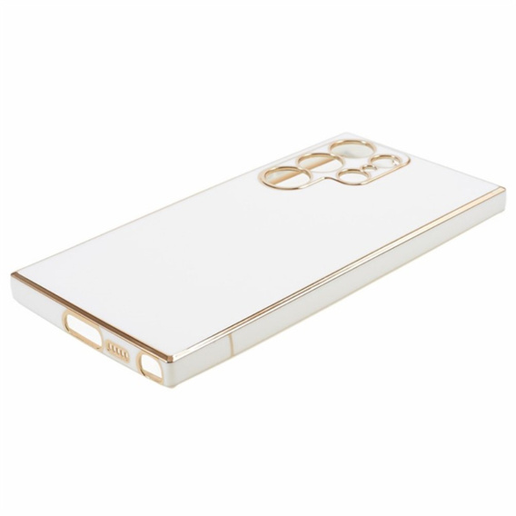 Case for Samsung Galaxy S24 Ultra, Glamour CamShield, white