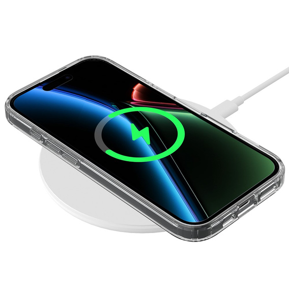 Case for iPhone 17, for MagSafe, transparent