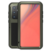 Love Mei Case for Samsung Galaxy S24 FE, armored with glass, green