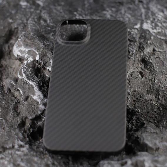 Case for iPhone 13, Aramid Fiber Cover, black