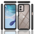 Case for Motorola Moto G53 5G, Shockproof, with film, black