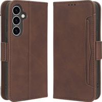 Flip case for Samsung Galaxy S23 FE, Card Slot, brown