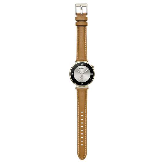 Natural leather strap for watches with 18mm attachment width