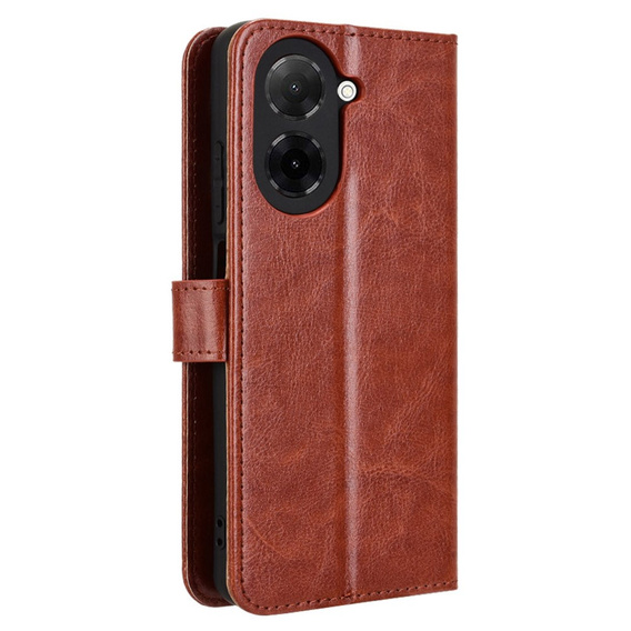 Flip case for Xiaomi Redmi A5, Crazy Horse Wallet, brown