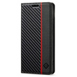 LC.IMEEKE Carbon flip case for Samsung Galaxy A57 5G, black