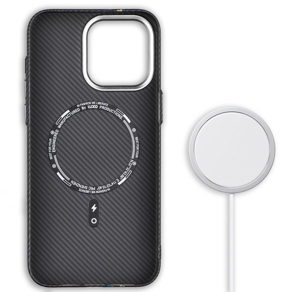 MagSafe's iPhone 15 Pro Max Case, Carbon Fiber, black